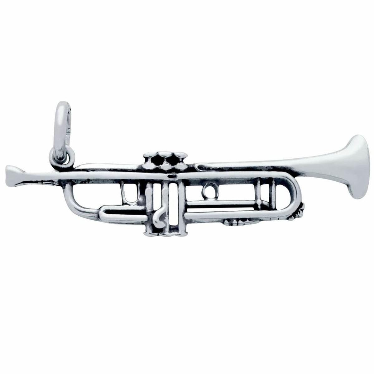 Silver Trumpet Charm