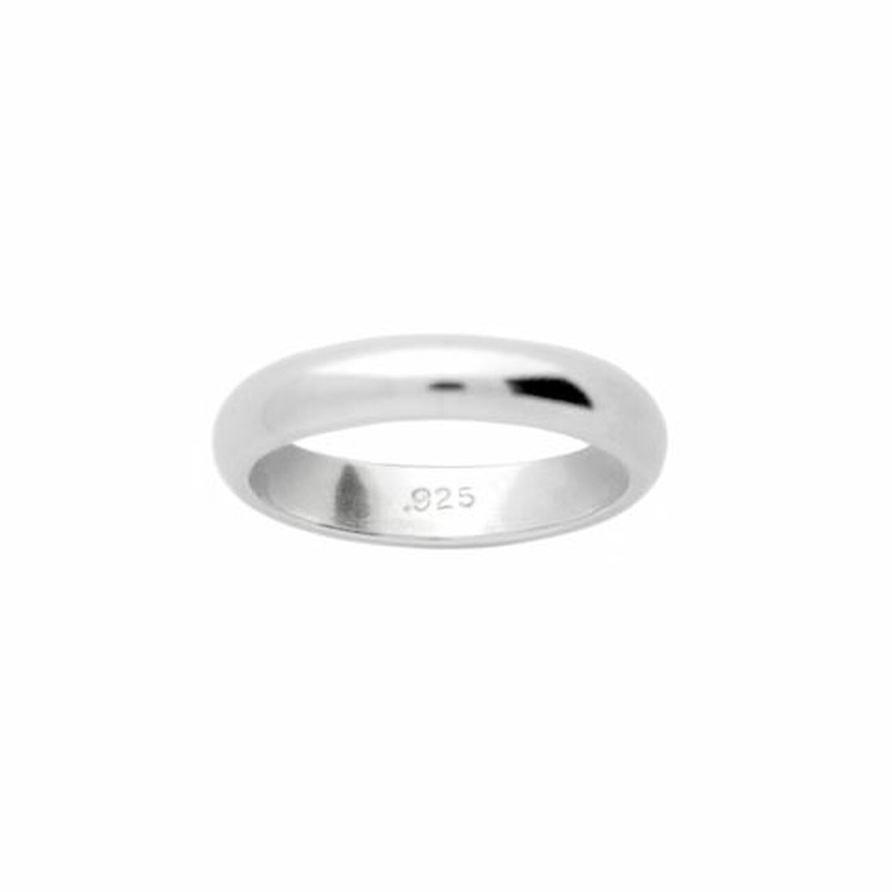 Silver 4mm Band